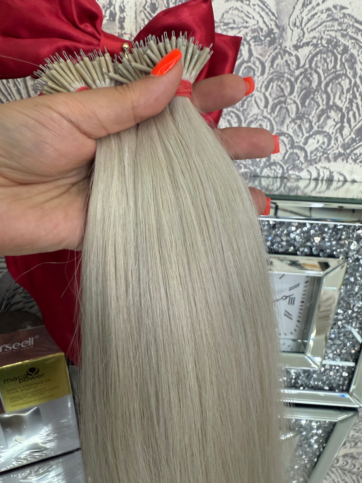 Extensii Nanoring Par Rusesc Blond ICE