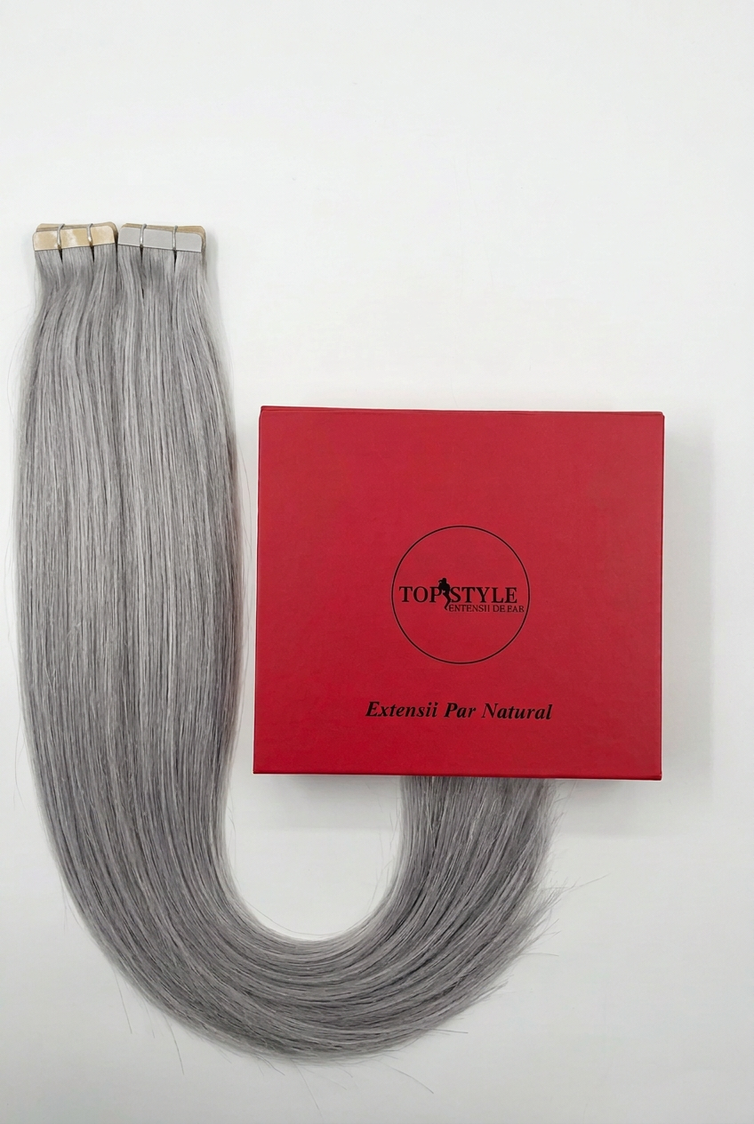 Extensii cu Banda Blond Grey
