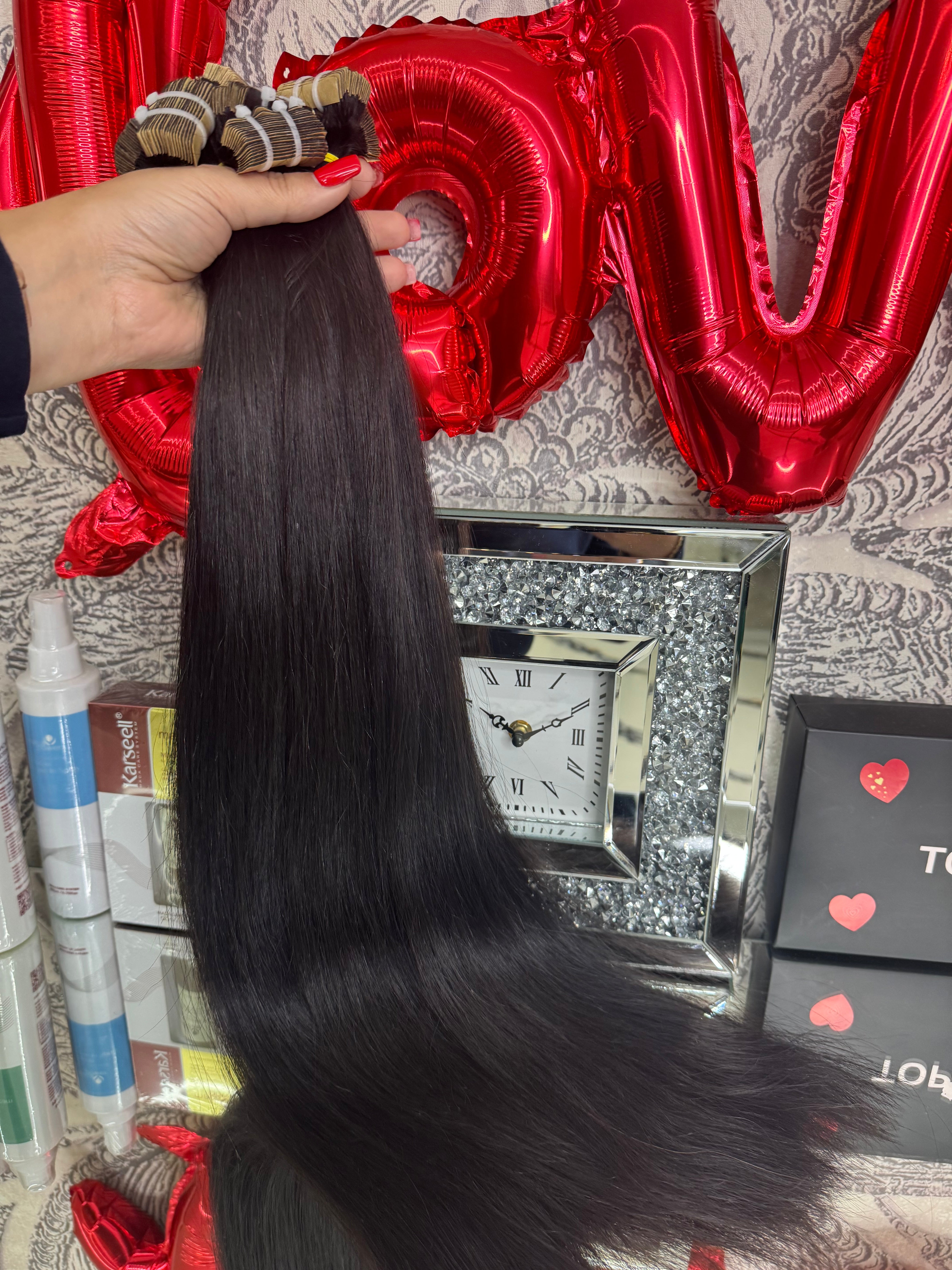 Extensii Tape On Par Natural Rusesc Brunet Natural #1B