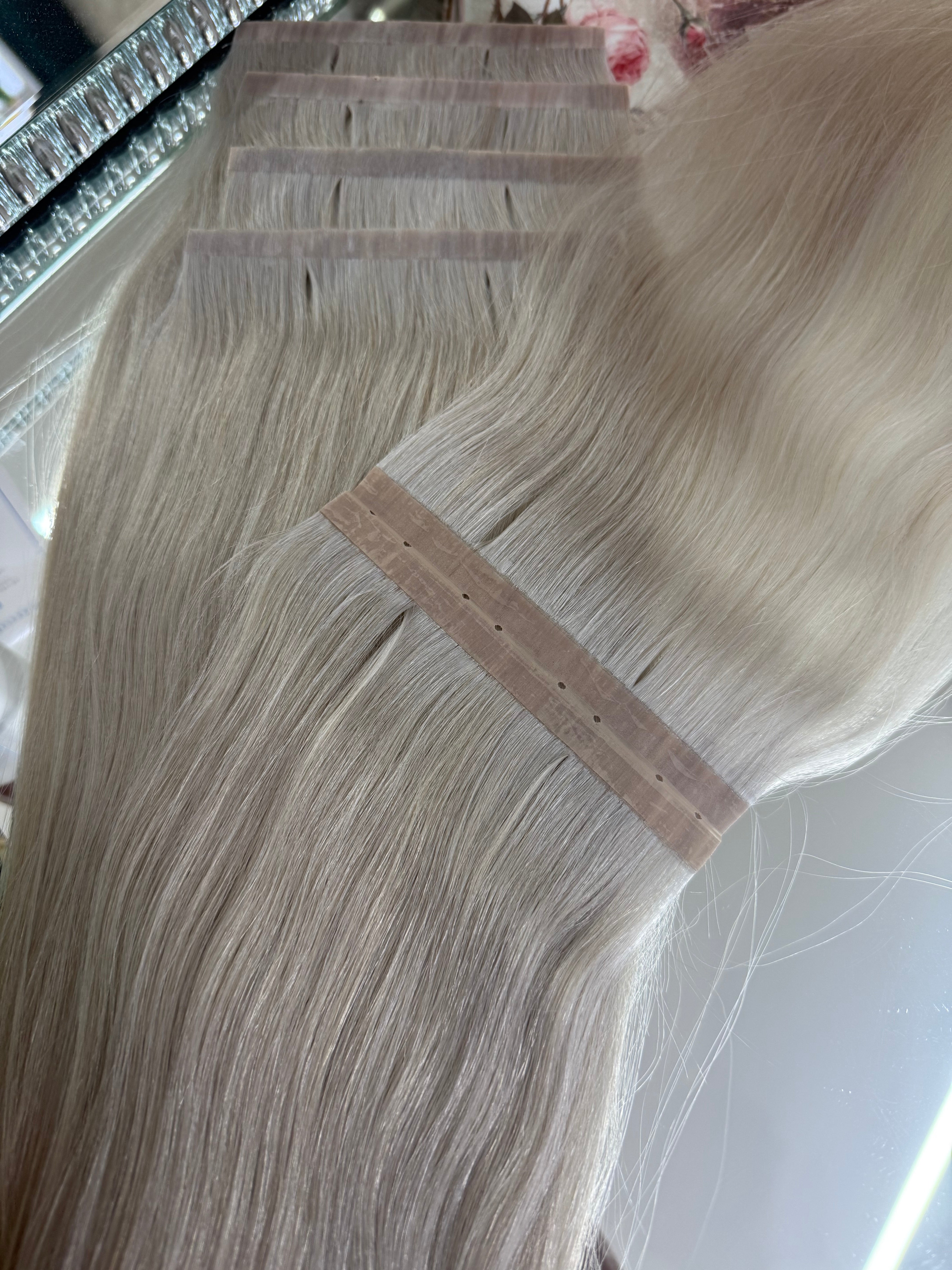 Extensii Par Natural Butterfly Blond Grey