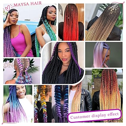 Extensii pentru Impletituri Box Braids Portocaliu
