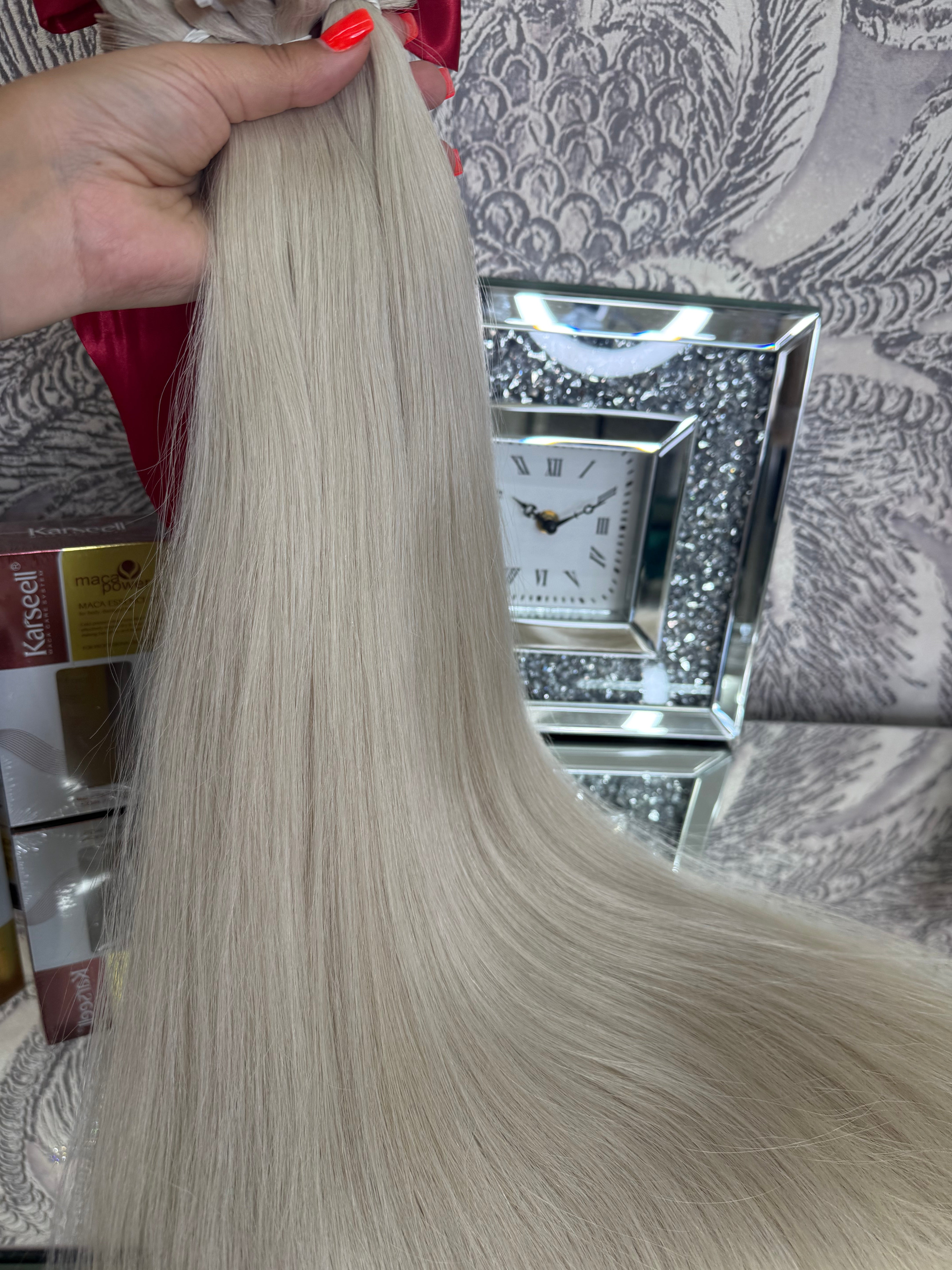 Extensii Tape On Par Natural Rusesc Blond ICE