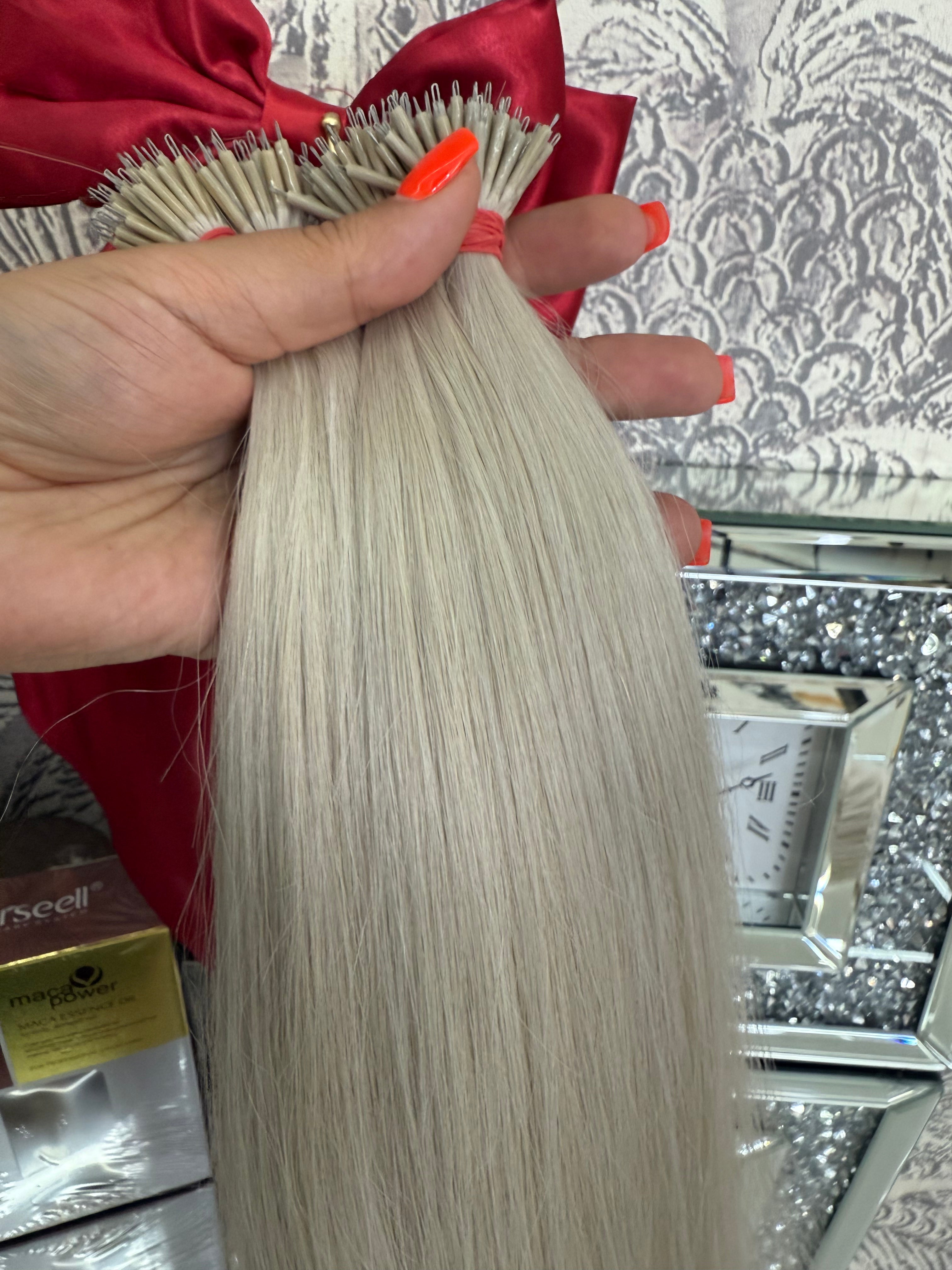 Extensii Nanoring Par Rusesc Blond ICE