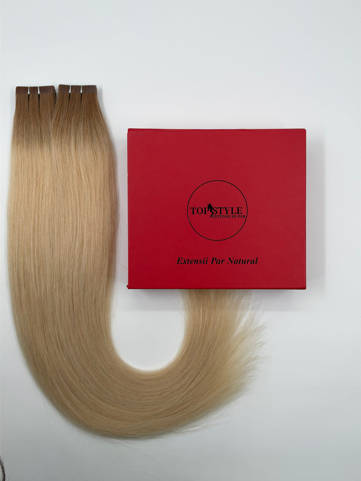 Extensii cu Banda Ombre Saten Blond Deschis #8 #60