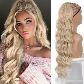 COADA PAR ONDULAT 70 CM - BLOND MIERE