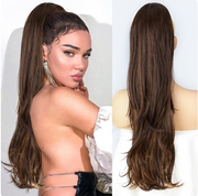 Coada de Par Dreapta Saten Suvitat 60 cm Dublu volum 170 gr
