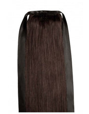 Coada din Par Natural Saten Inchis #2