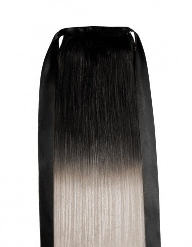 Coada din Par Natural Ombre 1BGrey