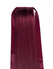 Coada din Par Natural Burgundy