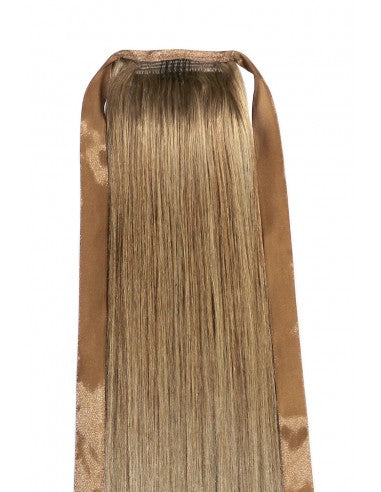 Coada din Par Natural Saten Auriu #12