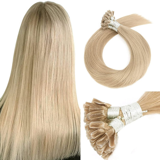 Extensii de par cu cheratina Blond Strawberry #18