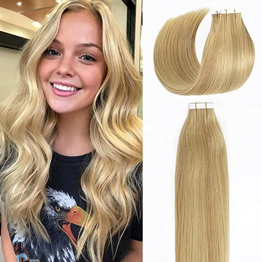 Extensii cu Banda Blond Miere #24