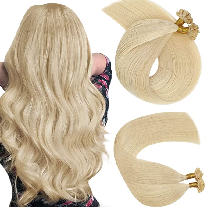 Extensii de păr cu cheratină Blond Auriu #24